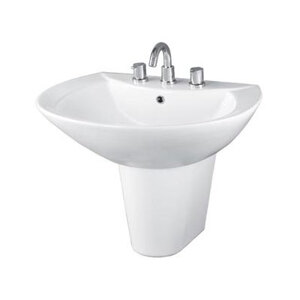 Chậu rửa mặt lavabo TOTO LW820CJ#W/LW820HFJ#W/TX801LN/TX723L treo tường