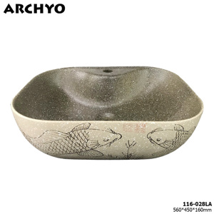 Chậu sứ đặt bàn Archyo 116-028LA