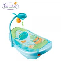 Chậu tắm có lưới đỡ và thanh đồ chơi Summer SM09250