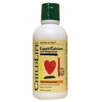 Childlife Liquid Calcium and Magnesium Orange, 474ml - bổ sung canxi và magie cho bé chiều cao vượt trội