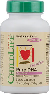 Viên Uống Bổ Sung DHA ChildLife Pure - 250 mg, 90 viên (Dành Cho Bé Từ 6 Tháng Tuổi)