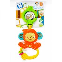 Chú khỉ xúc xắc, gặm nướu kèm treo nôi cũi, xe đẩy BKIDS 004499