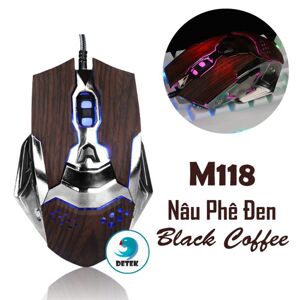 Chuột máy tính - Mouse game thủ Detek M118