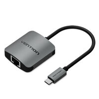 Chuyển đổi Type C to RJ45 LAN (10/100) dài 15cm Vention CFABB