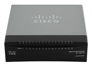 Cisco SD216T Desktop Switch, 16 Port 10/100 Mbps