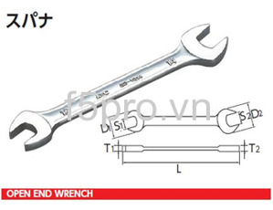 Cờ lê mở số 07-08 KTC S2-0708