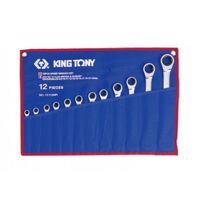 Cờ lê vòng miệng 12 cái hệ mét Kingtony 12112MR