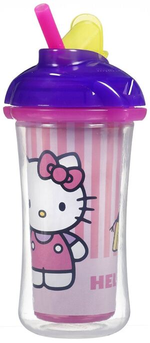 Cốc ống hút giữ nhiệt hello kitty MK15284