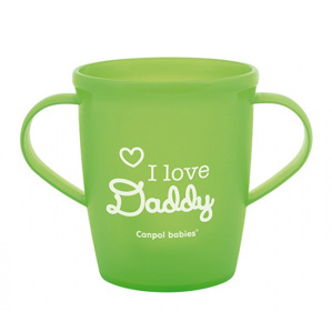 Cốc tập uống Canpol có quai cầm I Love Daddy 31/208 (250ml)