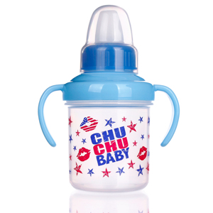 Cốc tập uống nước có núm 200ml ChuChu (bé trai)