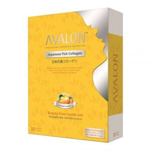 Collagen hương xoài AVALON™ Japanese Fish Collagen Mango 30 gói x 2500mg