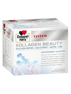 Collagen thủy phân Doppelherz Kollagen beauty, 30 x 25 ml