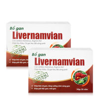 Combo 2 hộp Bổ gan Livernamvian 30 viên/hộp