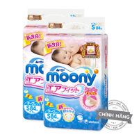 Combo 2 tã - bỉm dán Moony S84