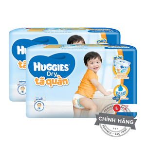 Combo 2 tã-bỉm quần Huggies Pants Jumbo L36