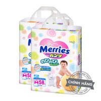 Combo 2 túi Tã-bỉm quần Merries M58