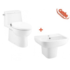 Combo 3 bàn cầu khối Cotto C1142 + Lavabo C0141/C4241