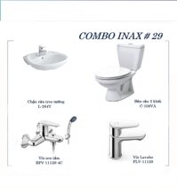 Combo bồn cầu inax C-108VA + L-284V + LFV-1112S + BFV-1113S-4C