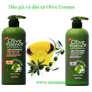 Combo dầu gội và dầu xả Olive Essence