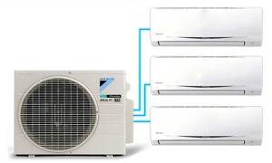 Điều hòa Daikin Inverter 1 chiều MKC70SVMV/CTKC25RVMV + CTKC25RVMV+CTKC25RVMV gas R-32