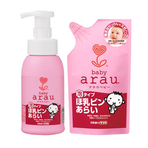 Combo Nước rửa bình sữa 500ml + Nước rửa dạng túi 450ml Arau Baby 3013