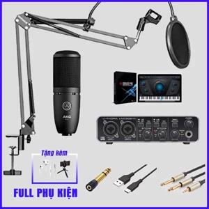 Bộ thu âm UMC 202 HD + Micro AKG P120