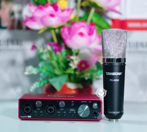 Bộ thu âm Focusrite 2i2 Gen3 + Micro Takstar PC K600