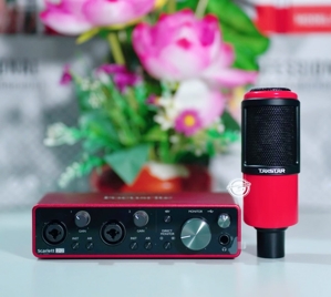 Bộ thu âm Focusrite 2i2 Gen3 + Micro Takstar PC K320