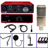 Bộ thu âm Focusrite Solo Gen 3 +  Micro Takstar PC K200