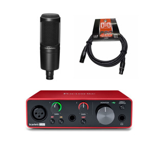 Bộ thu âm Focusrite Solo Gen 3 +  Micro Technica AT2020