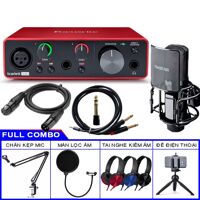 Bộ thu âm Focusrite Solo Gen 3 +  Micro Takstar PC K850