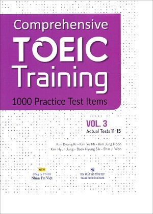 Comprehensive Toeic Training 1000 Practice Test Items Vol 3 - Kèm CD