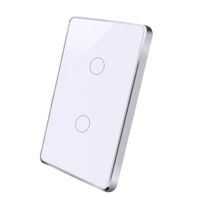 Công tắc cảm ứng 2 nút có viền Wifi SmartZ WS1-2W