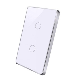 Công tắc cảm ứng 2 nút có viền Wifi SmartZ WS1-2W