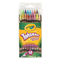 Bộ 18 bút chì màu dạng vặn Crayola 6874180004