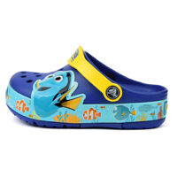 Giày lười trẻ em Unisex Crocs CrocsLights Finding Dory ClogK Cerulean Blue Lemon 202881-4AX