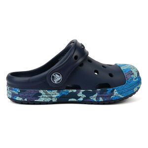 Giày lười trẻ em Unisex Crocs Bump It Camo Clog K Navy 203139-410