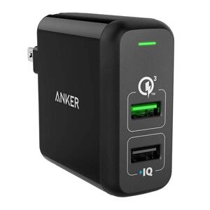 Củ sạc Anker 2 cổng PowerPort 2 (Quick Charge 3.0)