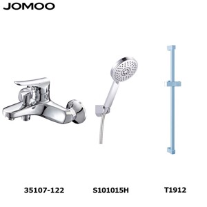 Củ sen Jomoo có vòi phụ 35107+ dây bát S101015H+ thanh trượt T1912