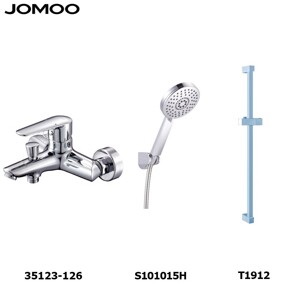 Củ sen Jomoo có vòi phụ 35123+ dây bát S101015H+ thanh trượt T1912