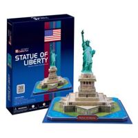 Bộ xếp hình 3D tượng nữ thần tự do Statue of Liberty Cubic Fun C080H