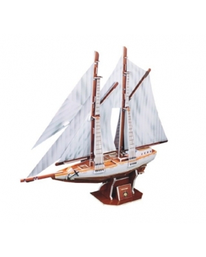 Bộ xếp hình 3D Thuyền buồm Two Masted Schooner Cubic Fun C119H