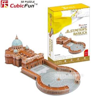 Bộ xếp hình 3D Tòa thành St.Peter's Vatican Cubic Fun MC092h