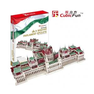 Bộ xếp hình 3D Tòa nhà quốc hội Hungary Parliament Building Cubic Fun MC111H