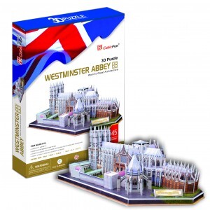 Bộ xếp hình 3D Tu viện Westminster Cubic Fun MC121H