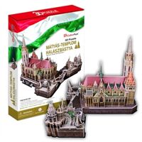 Bộ xếp hình 3D nhà thờ Matthias Church Fisherman Bastion Cubic Fun MC128H