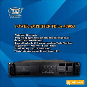 Cục đẩy TD Acoustic LA-4680SA