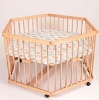 Cũi xe đẩy Playpen 6 cánh cho bé