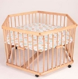 Cũi xe đẩy Playpen 6 cánh cho bé