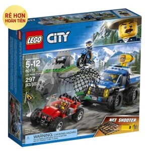 Cuộc truy đuổi vượt địa hình Lego City 60172 (297 chi tiết)